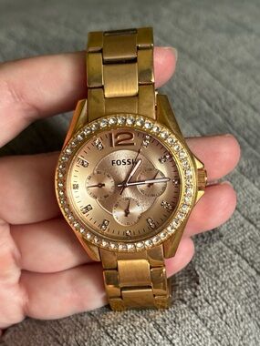 Fossil Gold SS Watch